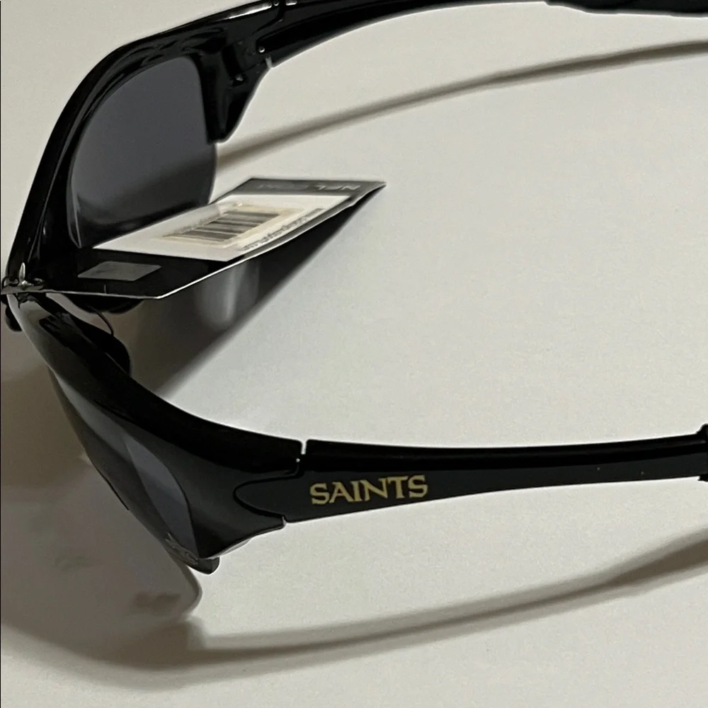New Orleans Saints NFL Black Sunglasses with Fleur De Lis Logo